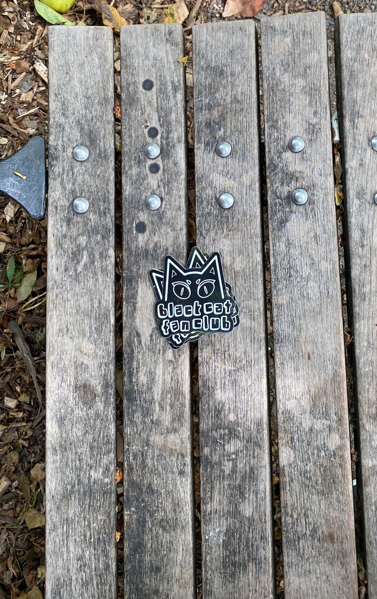 Black Cat Fan Club Vinyl Sticker