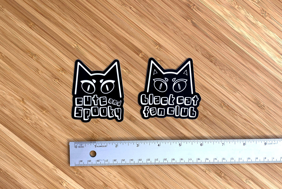 Black Cat Fan Club Vinyl Sticker
