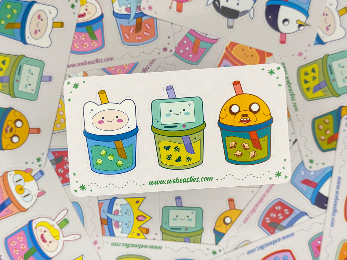 Adventure Time Boba: Finn Jake B-Mo