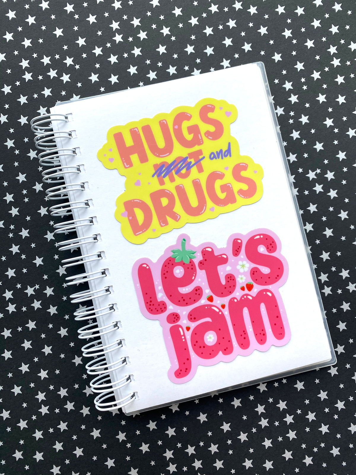 Let's Jam glossy vinyl sticker